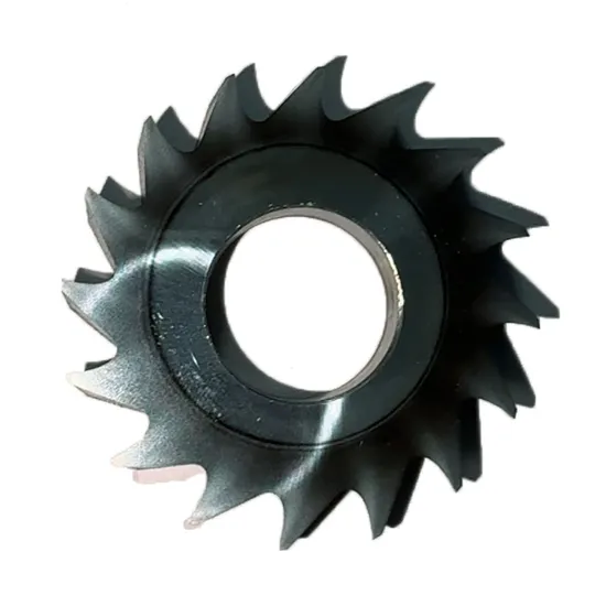 Circular Tooth Blades Disc Milling Cutter Tungsten Carbide Slotting Saw Blade for Cutting Metal
